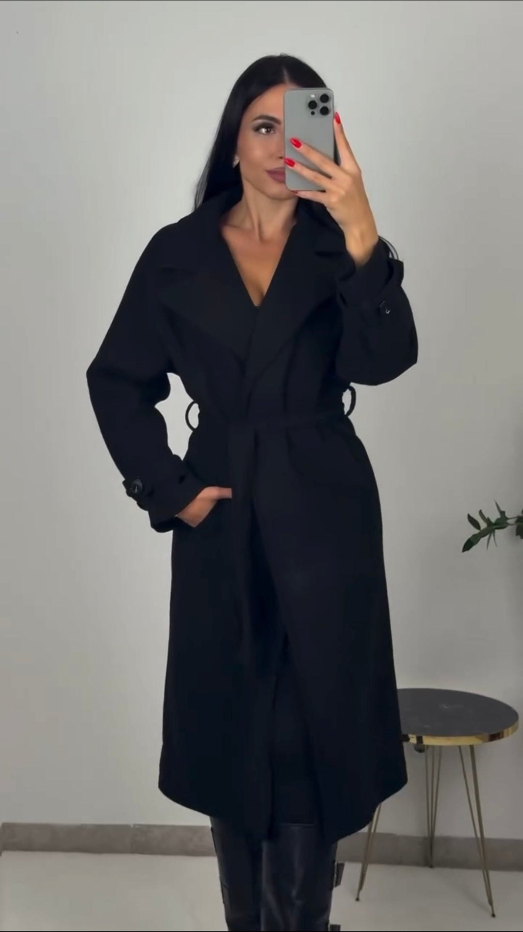 Palton Leila - eLiaShop.ro Magazin de haine online
