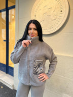 COMPLEU KATE - GRI - eLiaShop.ro Magazin de haine online