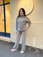 COMPLEU KATE - GRI - eLiaShop.ro Magazin de haine online